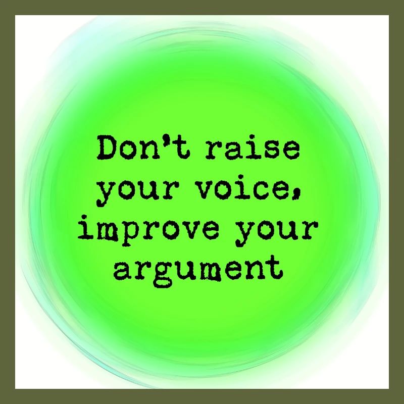 Improve your argument