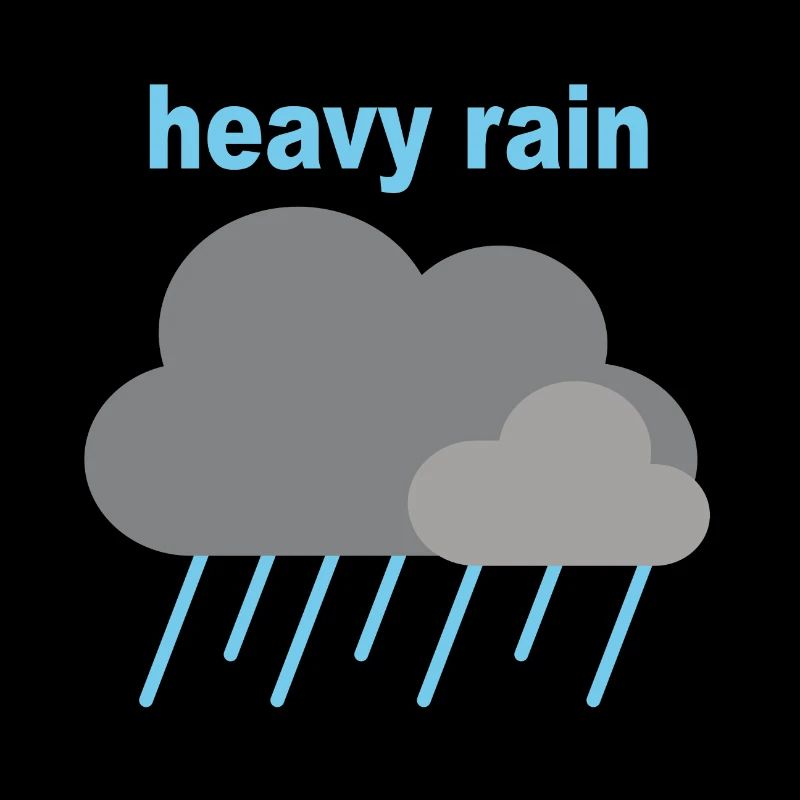 heavy rain