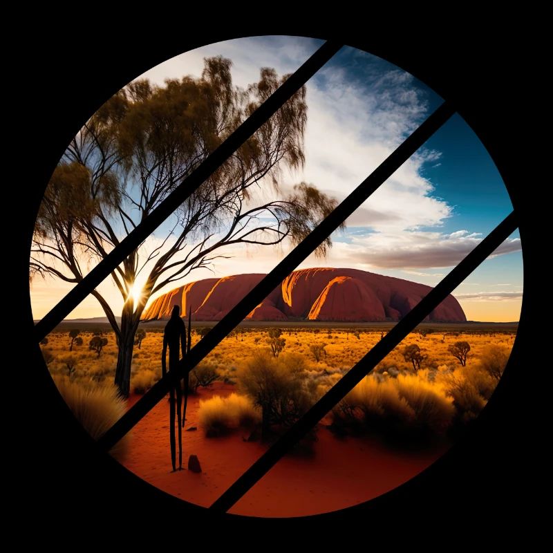 Uluru Australie Ayers Rock Aborigène