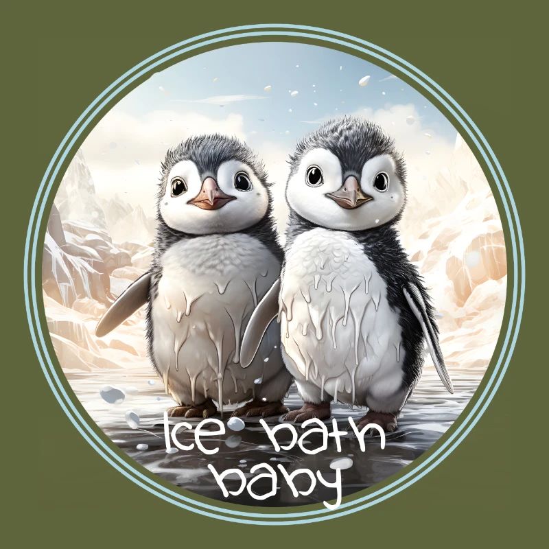 Bain de glace bébé