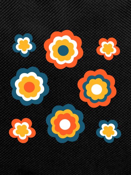 70s Flower Pattern