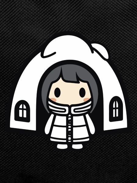 Winter Eskimo Igloo Comic