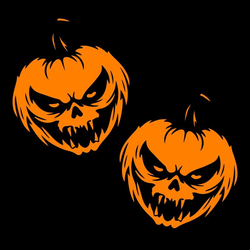 Grimace de citrouille Halloween effrayant