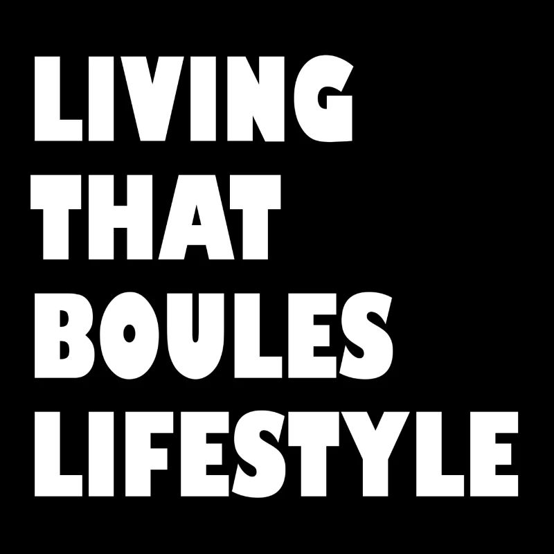 Boules Boccia Petanque Style de vie Dicton