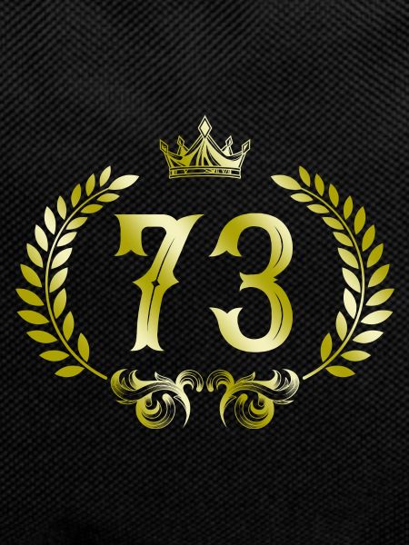 73 Number wreath