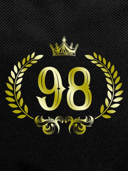 98 Number wreath