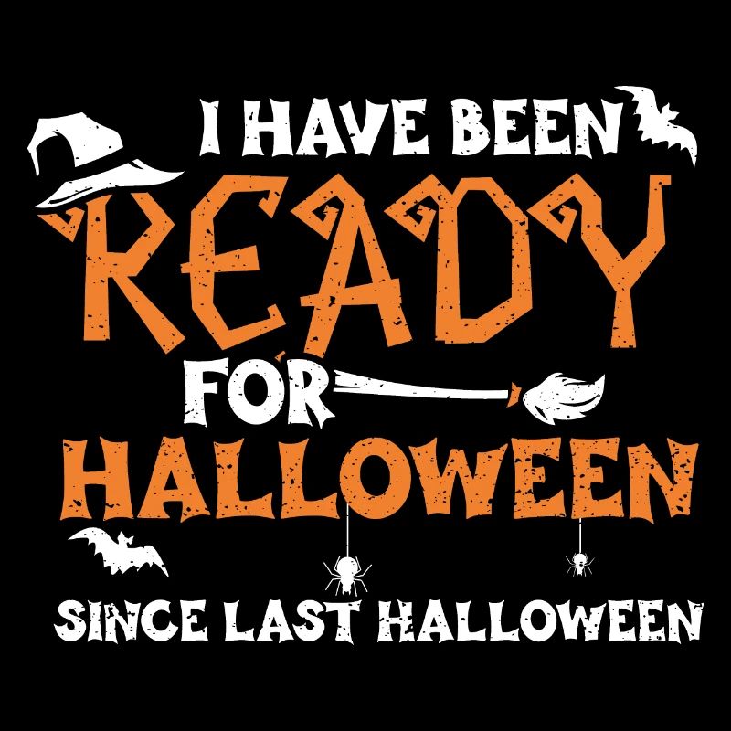J’étais prêt pour Halloween...
