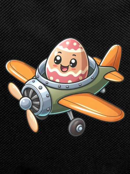 Easter Egg Airplane Pilot Design