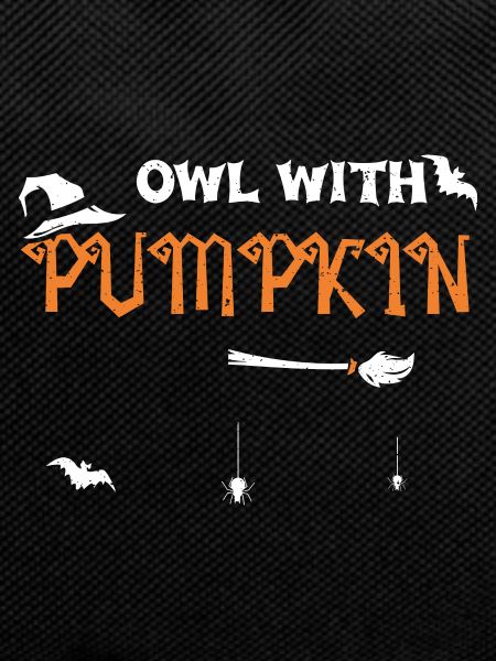 Owl With Pumpkin - Halloween