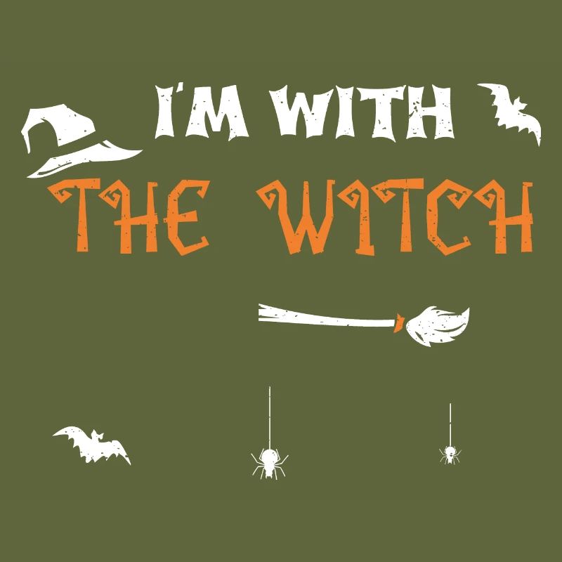 I'm With The Witch - Halloween