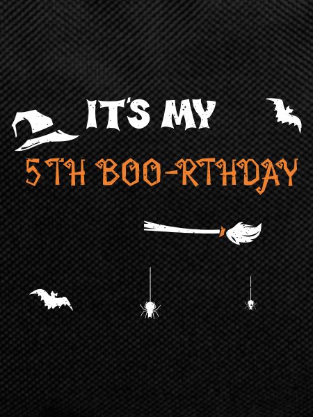 It's My 5th Boo-rthday - Halloween
