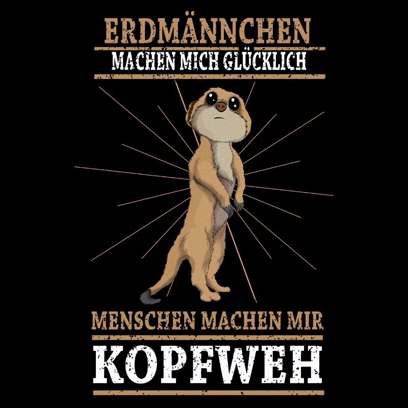 Raubtier Erdmännchen machen Glücklich Zootier