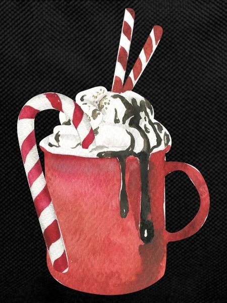 Hot chocolate and marshmallows