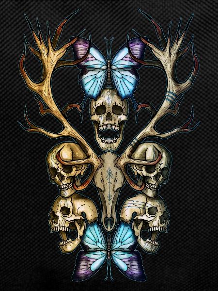Skull Antlers 4