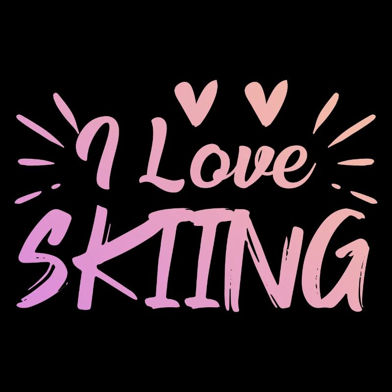 I love skiing