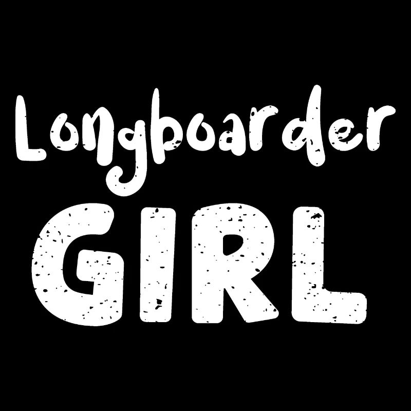 Longboarder Girl - Skateboard