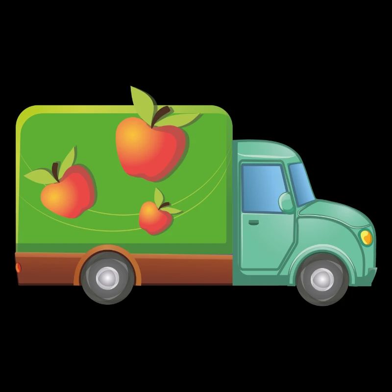 Delivery Service Fruit Carts