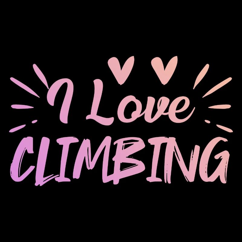 I love climbing