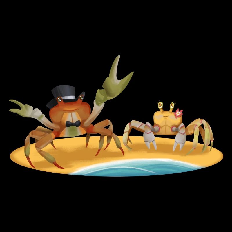 Crab with Girlfriend - Engagement Gift