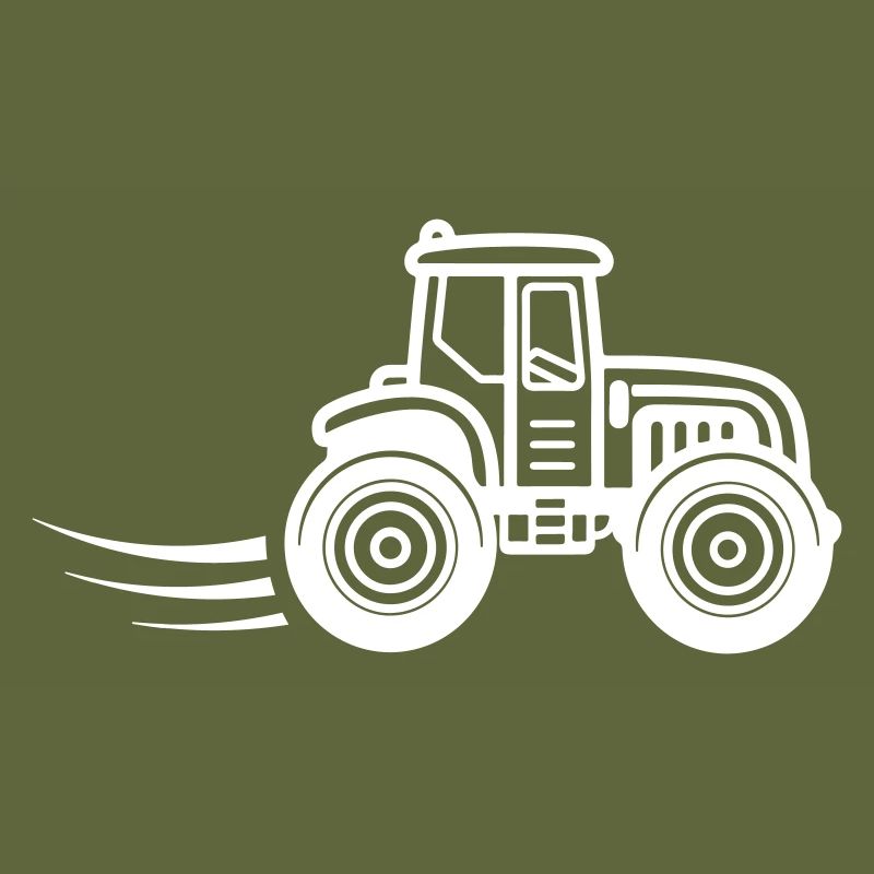 Tractor Farmer Symbol