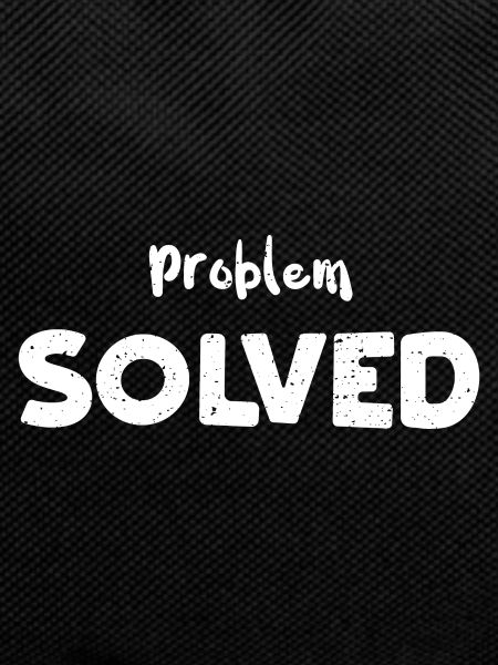Problem Solved - Marriage