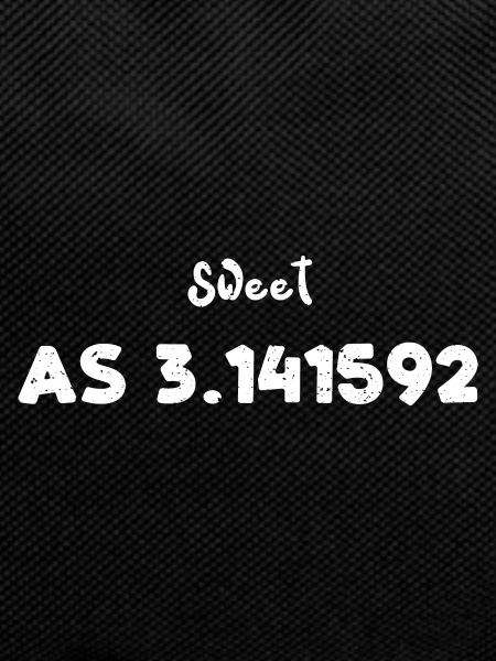 Sweet As 3.141592 - Coding