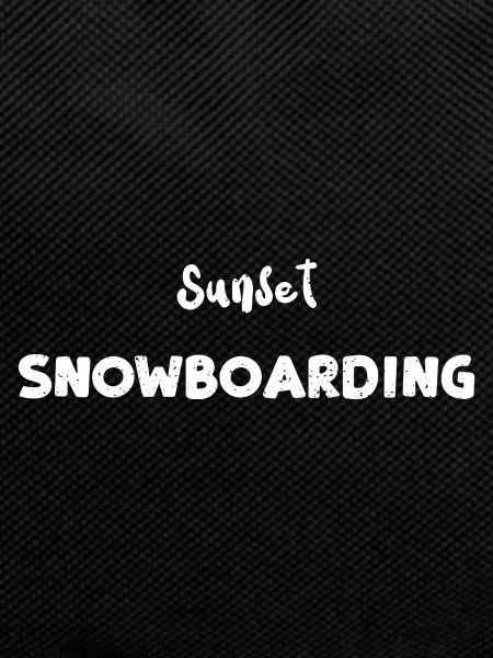 Sunset Snowboarding - Snowboarding