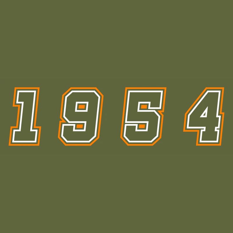 1954 Year Number