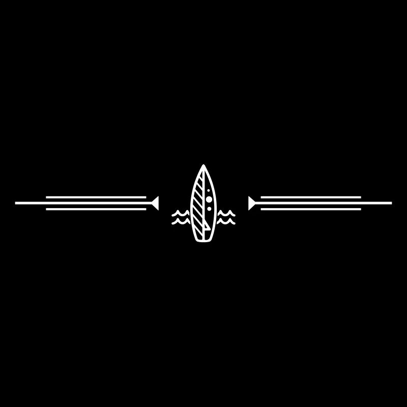 Icône Surfboard Line