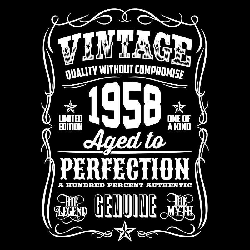 1958 Vintage 60th Birthday gift 60 years old