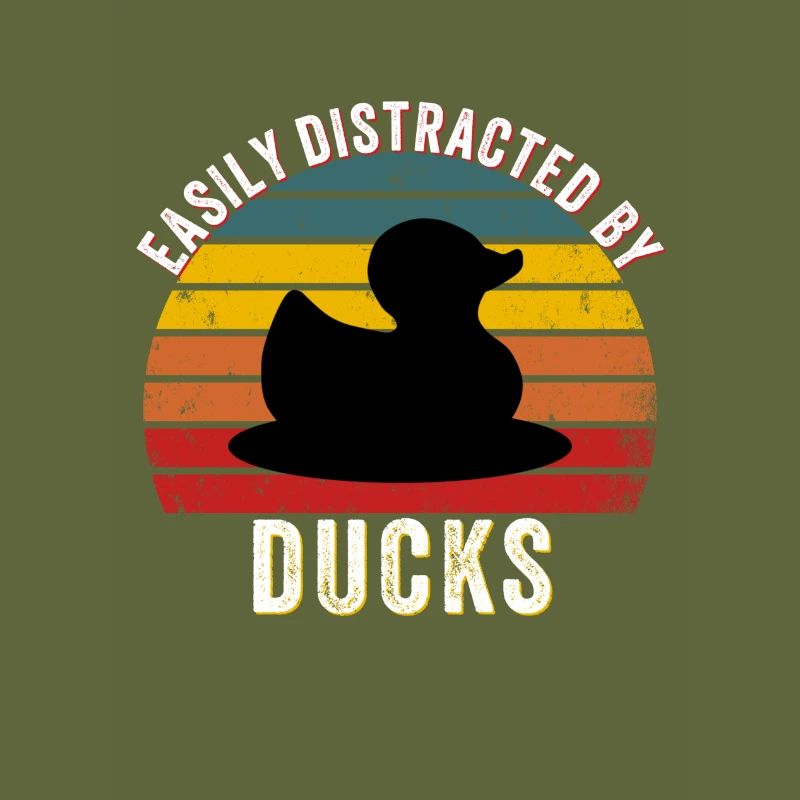 Facilement distrait par les canards, Funny Duck Lovers,