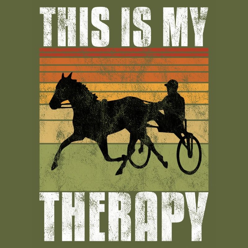 This is my therapy Trotting Harness Width Retro