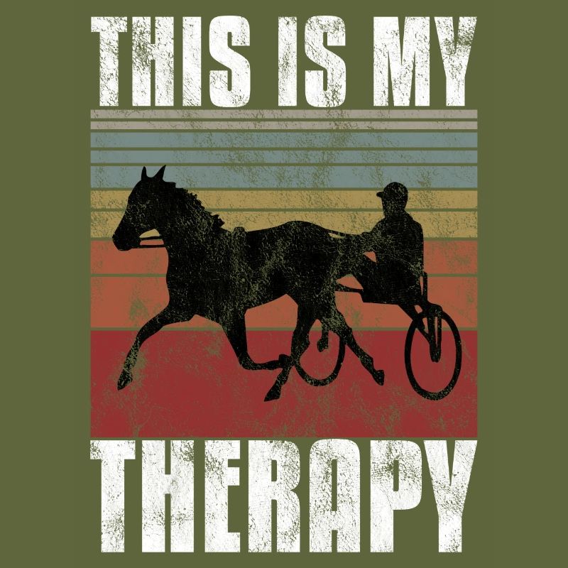 This is my therapy Trotting Harness Width Retro