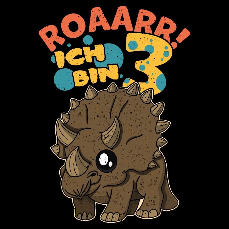 Triceraptos Urzeit Dino Kinder Spruch Geschenk