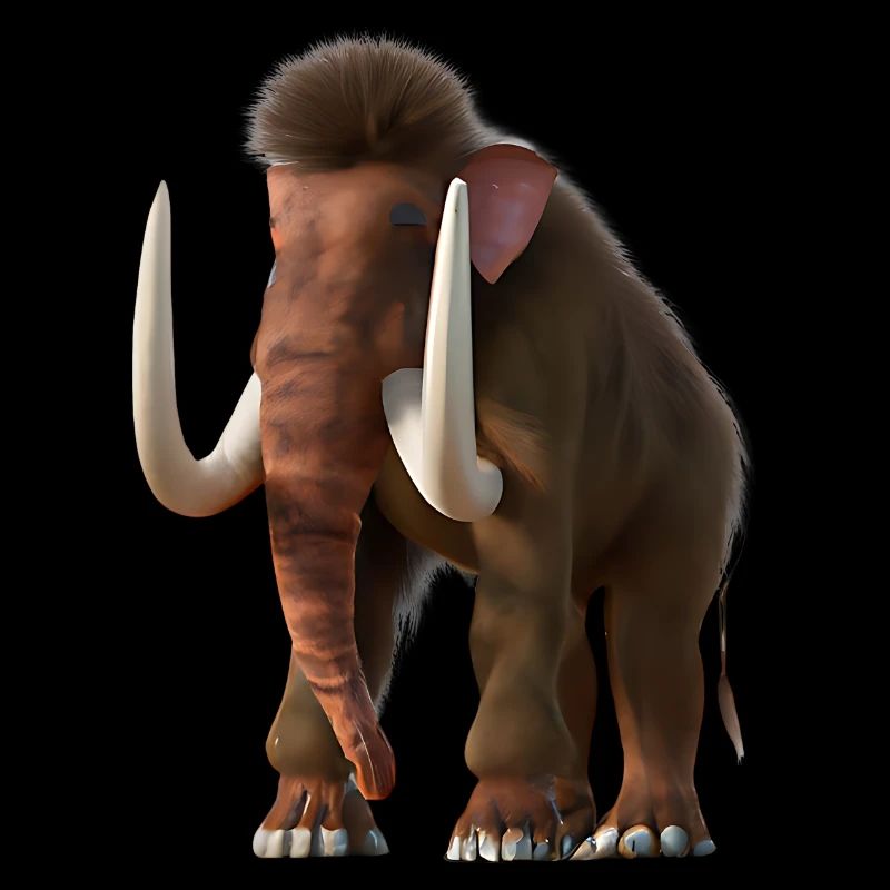 Realistic mammoth