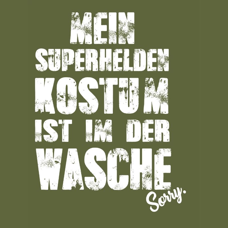 Superheld Kostüm In Der Wäschel Superhelden TShirt