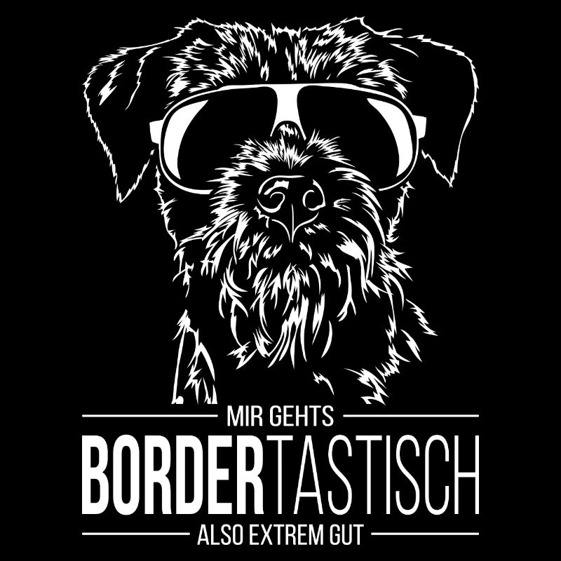 BORDERTASTISCH Border Terrier Hundespruch Wilsigns