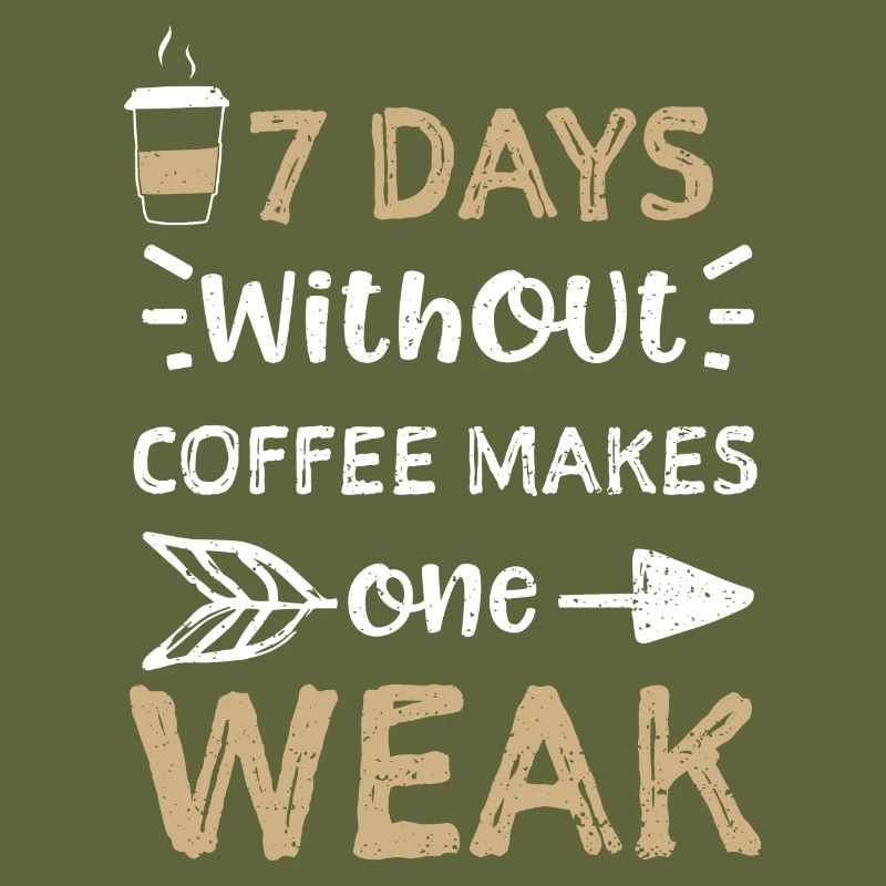 7 days without coffee makes one...