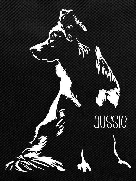 Aussie Silhouette Australian Shepherd Wilsigns