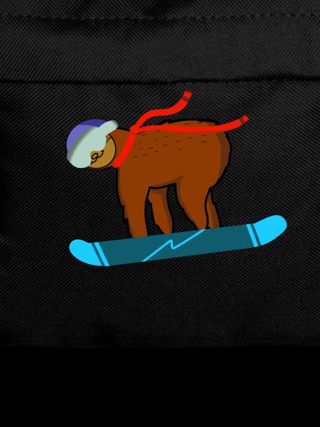 Snowboard sloth