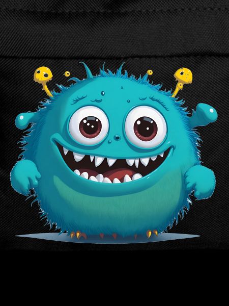 little blue monster