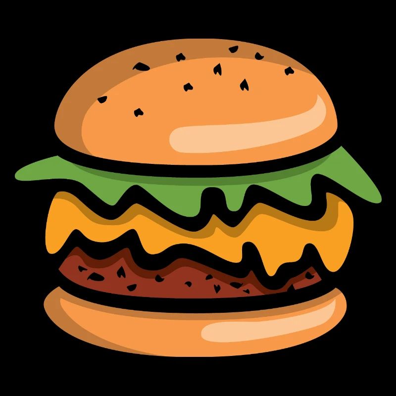 Comic Burger Cheeseburger