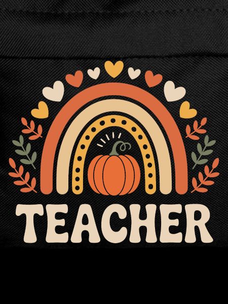 Autumnal Pumpkin Teacher Design