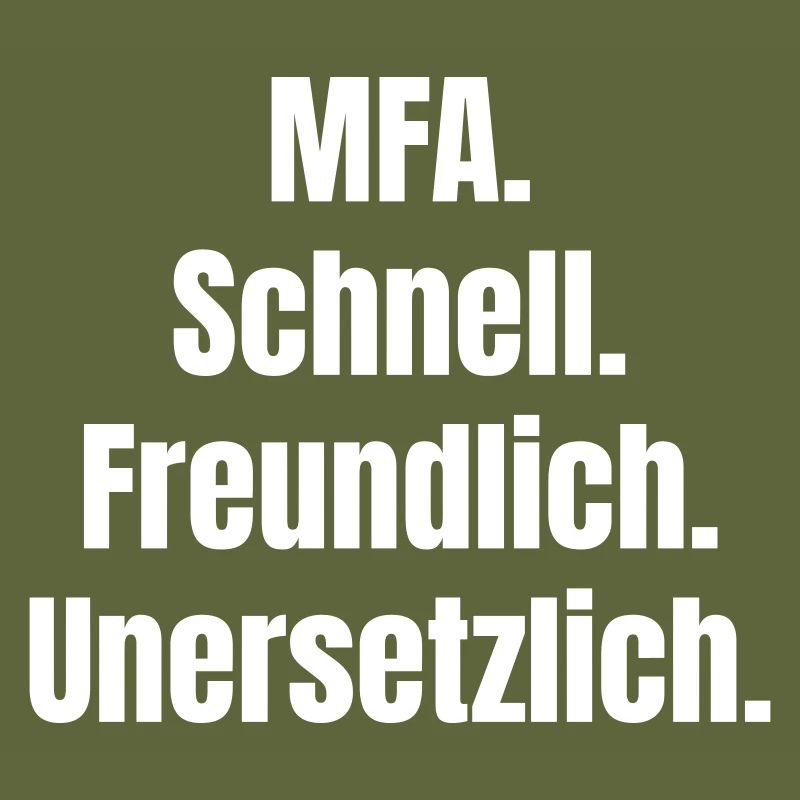 MFA: Fast, friendly, irreplaceable