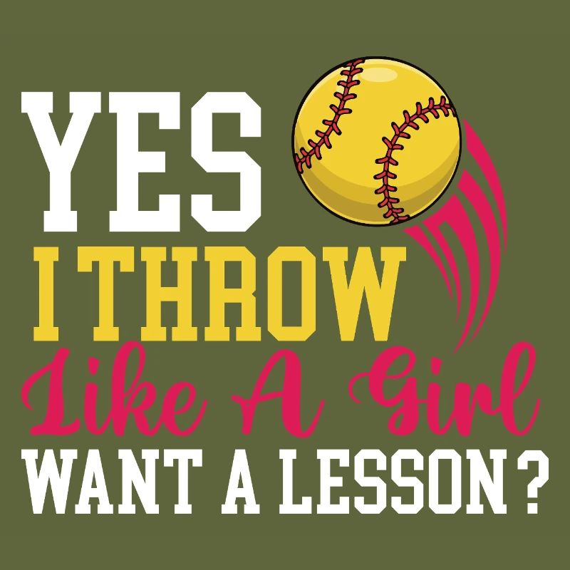 Ja, ich warf wie ein Mädchen, will eine Lektion