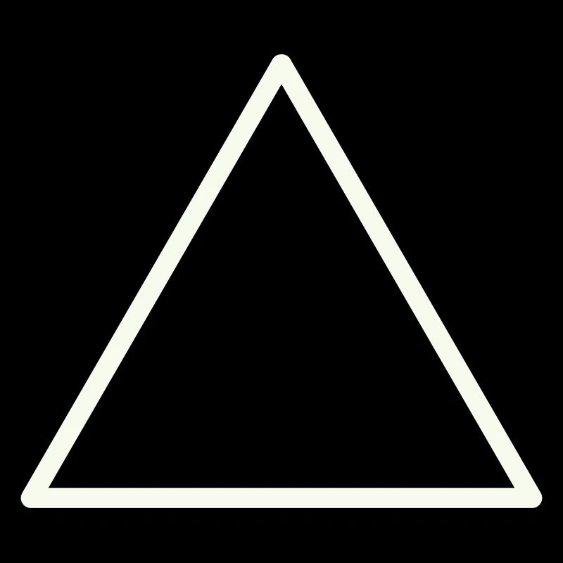 Contour géométrique du triangle