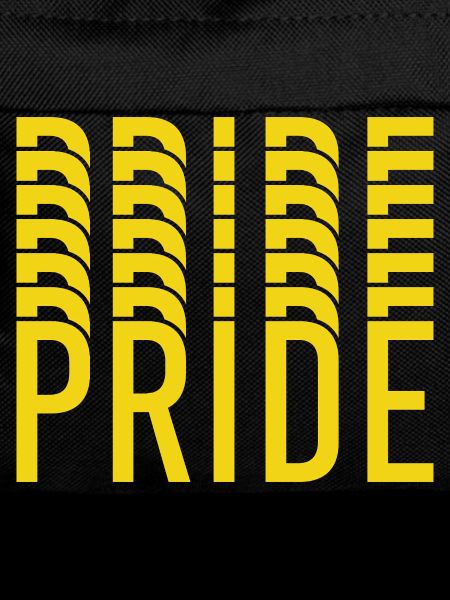 Pride Yellow Text Muster