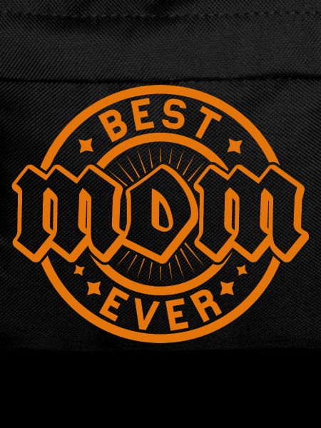 Best Ever Orange Retro Badge