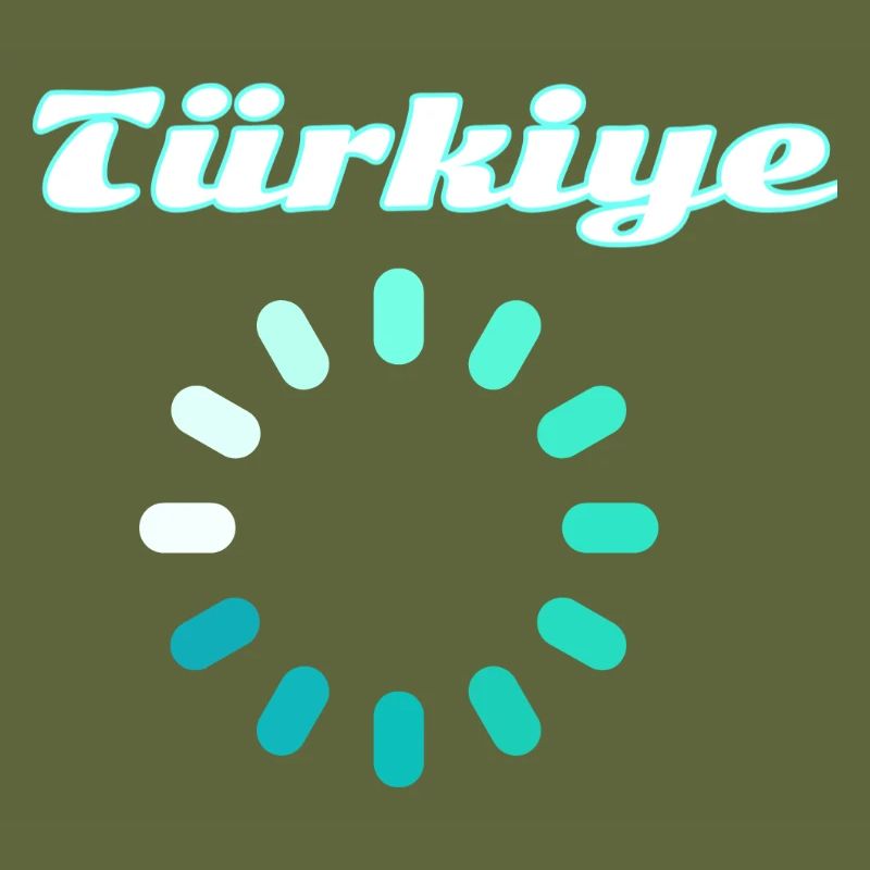 Turkey Charging Circle Turquoise