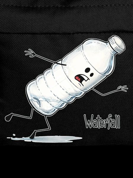 Waterfall – Falling Water Bottle Cartoon